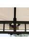 Amna Gazebo with Curtains - Beige 3x3.6m Outdoor Shelter - 1 Year Warranty - Stylish & Durable - 7