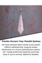 Pink Quartz Stone Pandul Pendulum