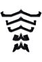 Commercial Premium 5-Set Cable Machine Attachments for Gym Machines, Lat Pull Down Cable Handles