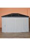 Veora 3x4m Grey Gazebo with Lights & Curtains - Durable Polycarbonate, 1 Year Warranty - 3