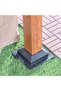 Jasmy 3x4m Brown/Black Gazebo with Iron Frame & Polycarbonate Roof - 2-Year Warranty - 5