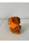 Cute Brown Plush Keychain – Orange Hooded Toy Figure - 5
