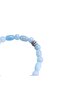 Silver Spacer Stone Aquamarine Bracelet - 2