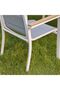 Janice 1 + 6-Seater Outdoor Dining Set - Grey Aluminium & Texteline - 2-Year Warranty - 4