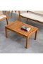 Rozana 4-Seater Outdoor Sofa Set - Solid Natural Wood, Beige, 1 Year Warranty, Vietnam - 5