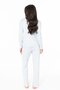 Women's Crew Neck Long Sleeve Patterned Pajama Set S26151 Comfortable Fabric - 3