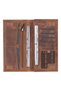 Genuine Leather Wallet for Women and Men – Detachable Card Holder, Zipper Pocket, Phone Compartment - 4
