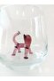 Purple Balloon Cat Glass Figured Water Cup - 3