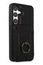 Hbc-228 Havana Magnet Cover with Business Card Holder Compatible with Samsung Galaxy S24 - Black