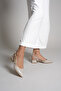 Marisse Women's Pointed Toe Open Back Low Heel Classic Heeled Shoes - 2