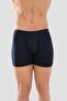 Men's Micro Modal Elastane Basic Boxer 1402 Navy Blue - 3