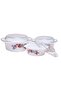 3pcs Casserole Set Heat Resistant - 4