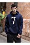 Men's 7 Printed Sweatshirt 3-Thread Quality Fabric Oversized Cut