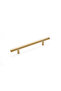 1901.01 Matte Gold Furniture Handle 192 mm |   Kitchen Cabinet and Drawer Handle - 2