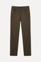 Men's Navy Blue Slim Straight Fit Trousers - 4