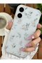 iPhone 17 Compatible Anti-Shock Matte Transparent Printed Silicone Case - 4