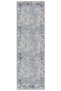Vintage Blue Chenille Carpet Rug Runner Self-Fringed Non-Slip Washable Living Room Kitchen Hallway - 7