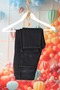 Boy's Slim Fit Skinny Straight Leg Black Enzyme Jean Pants with Pockets - 3