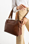 Mega Polo Women's Soft Faux Leather Handbag with Adjustable Long Shoulder Strap - 6