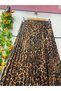 Leopard print Leather-Look pleated skirt - 2