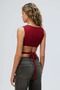 Alexa Top - Burgundy - 2