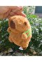 Capybara Green Sulfate 18 cm Plush Toy Turtle Capybara with Bag - 2