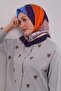 وشاح قطني بنمط هندسي مختلط من البلاط - 2