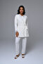 Long Sleeve Women's Pajama Set with Lace-Up Sleeves, 3-Piece Set