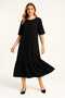 Women's Plus Size Black, Woven Fabric Dress 65N39175
