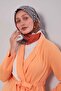 وشاح قطني بنمط هولوغرام السلمون