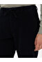 Navy Blue Carrot Fit Canvas Pants with Elastic Waistband 50315294-Vr033 - 6