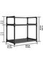 2-Tier Kitchen Storage Rack Stand Organizer Multi-Purpose Shelf Unit for Countertop, Pantry and more - 8