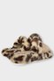 Plush Detailed Women's House Slippers Smoked - 6