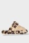 Plush Detailed Women's House Slippers Smoked