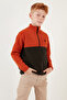 Soft Textured Half Zip Color Block Stand Collar 2-Pack Fleece Children's Polar 5905004S2 - 2