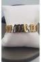 Steel Bracelet - Stainless Steel Gurmet Model Three Color Handcuffs Bracelet - 5