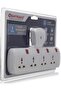 4 Way Plug Universal T Socket