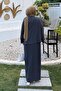 Drawstring Hijab Dress Smoked - 4