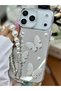 iPhone 17 Promax Compatible Mirrored Charm Butterfly Toy Design Silicone Case - 5