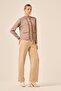 Women's Stripe Detailed Knitwear Cardigan Milk Coffee 25199 - 5