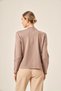 Women's Stripe Detailed Knitwear Cardigan Milk Coffee 25199 - 7