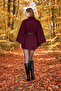 Women's Winter Cashmere Poncho - 5