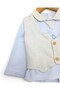 Baby Boy 6-9-12-18 Months 3 Piece Stylish Baby Set with Stripes and Vest - 2