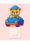 Outlet Cover Sticker - Children's Baby Room Wall Sticker - Car and Teddy Bear Outlet Cover Sticker - 3