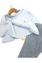 Baby Boy 6-9-12-18 Months 3 Piece Stylish Baby Set with Stripes and Vest - 6