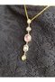 Zircon Stone, Y Model Purple Steel Necklace - 3