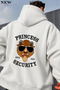 سويت شيرت مطبوع عليه Princess Security