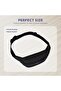2.4L Waist Bag for Men Women with Adjustable Strap (Black) - 7