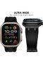 49mm 46mm 45mm 44mm 42mm for Apple Watch Strap, Men Liquid Silicone Rubber Strap Replacement strap - 2