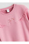 Crew Neck Girl's Sweatshirt and Sweatpants - 3